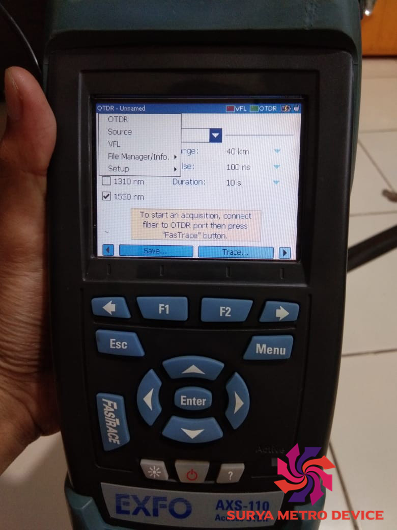 EXFO AXS-110 All Fiber QUAD OTDR - Image 2