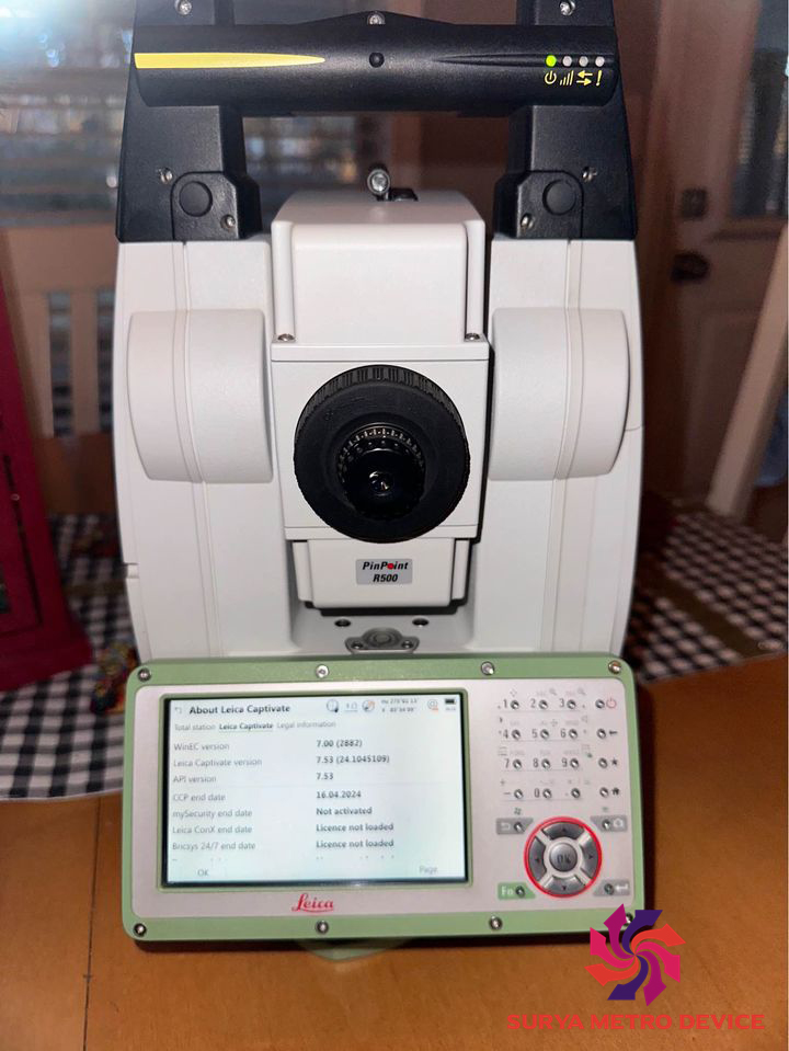 Leica TS13 1″ R1000 Robotic Total Station