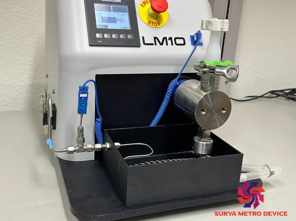 Microfluidics Microfluidizer LM10 Lab Homogenizer High Shear Fluid Processor - Image 3